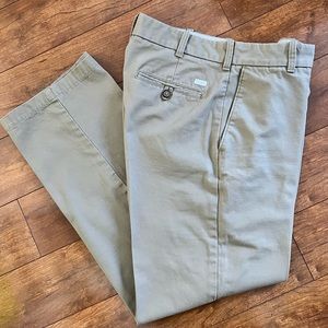 IZOD Flat Front Saltwater Straight Fit Khaki/Chino Pants-Size 32x32